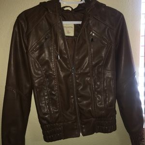 Leather jacket